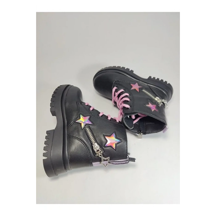 Pepino 1525 Bot Siyah Pembe (31-36)