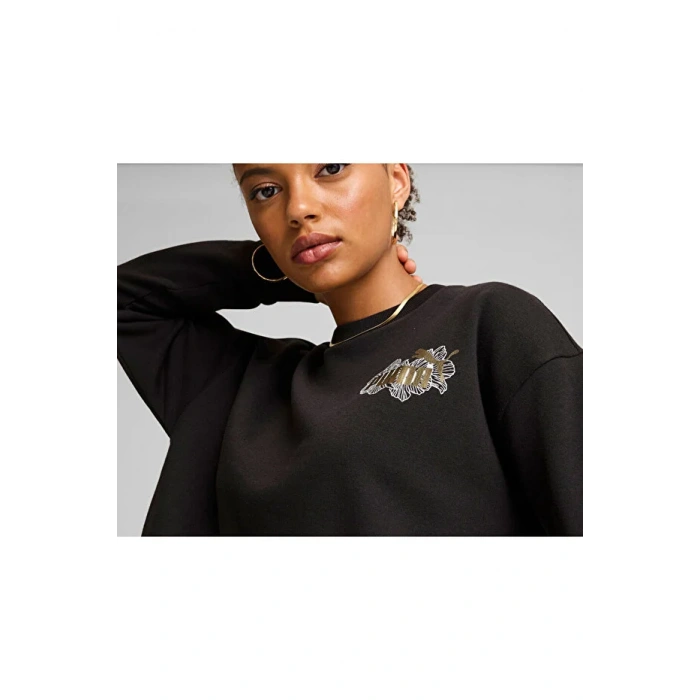 Puma 682497-01 Ess+ Class Act Sweat Siyah