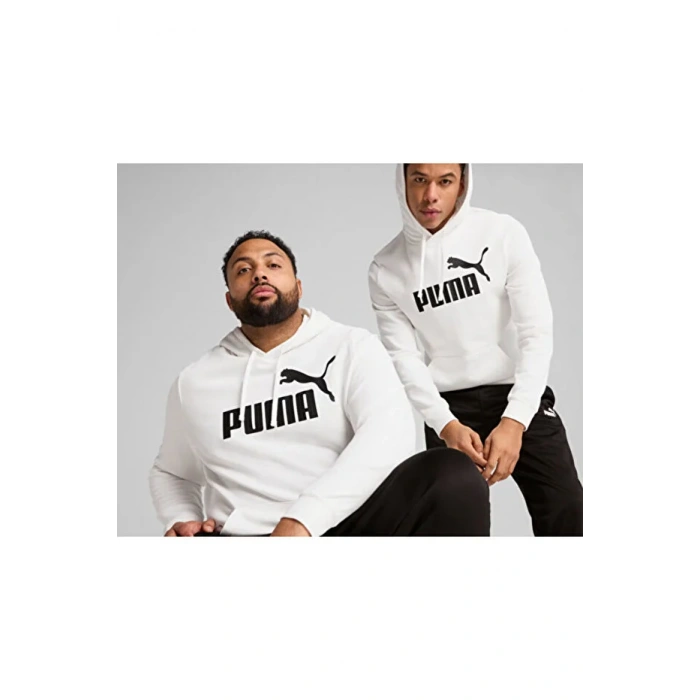 Puma ESS No:1 Logo Hoodie 682572-02 Beyaz