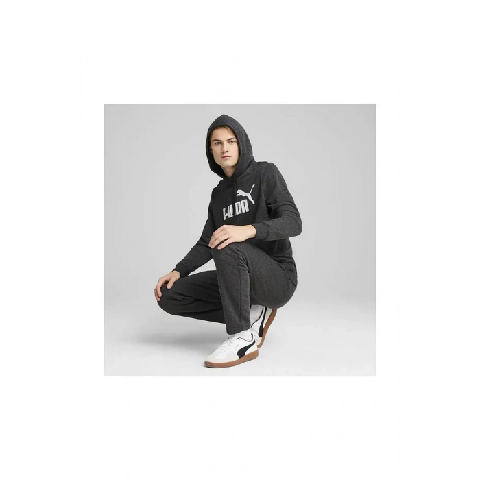Puma ESS No:1 Logo Hoodie 682572-07 Gri