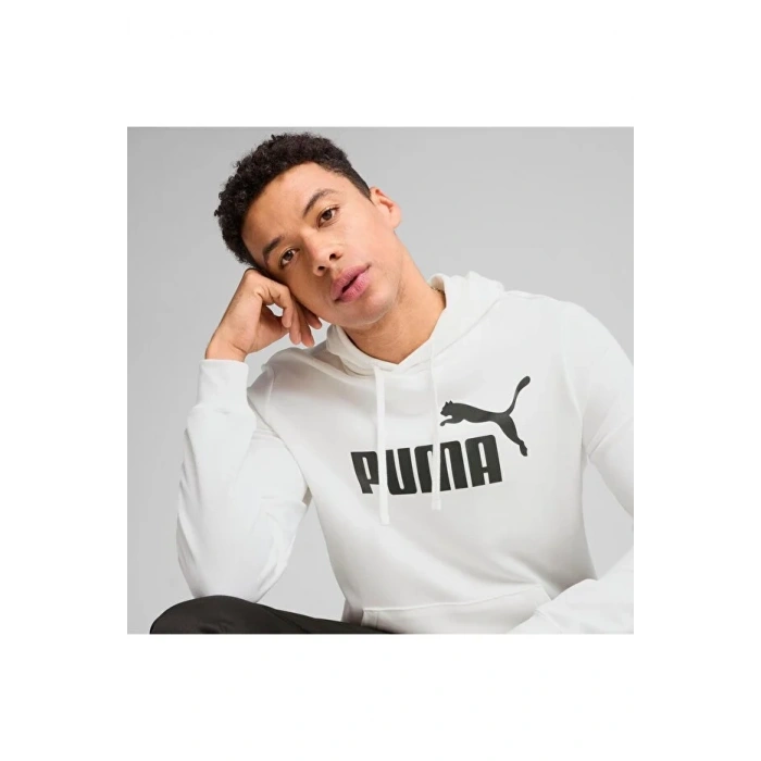 Puma ESS No:1 Logo Hoodie 682572-02 Beyaz