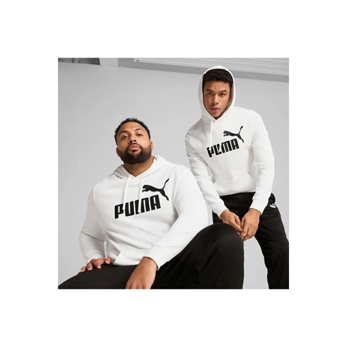 Puma ESS No:1 Logo Hoodie 682572-02 Beyaz