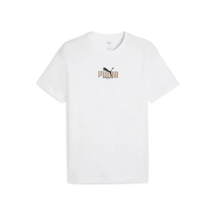Puma Graphic Tee 688032-02 T-Shirt Beyaz