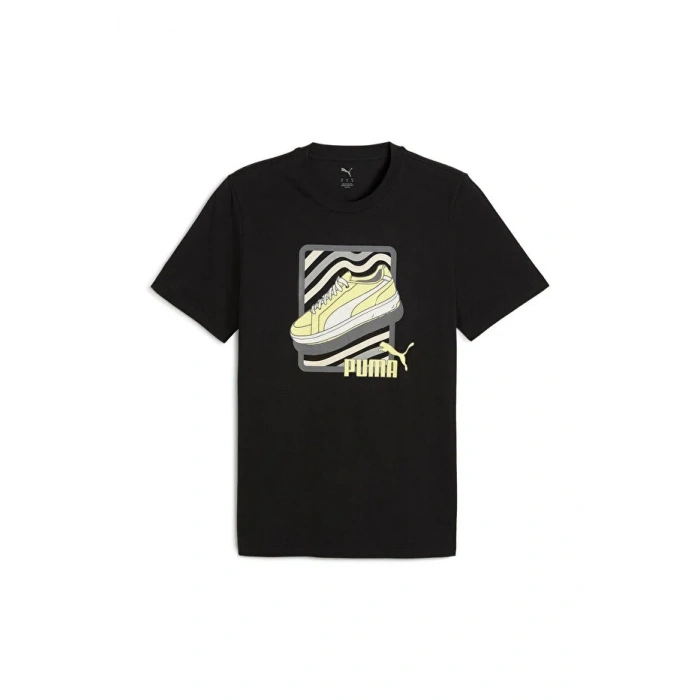 Puma Graphic Tee 688033-01 T-Shirt Siyah