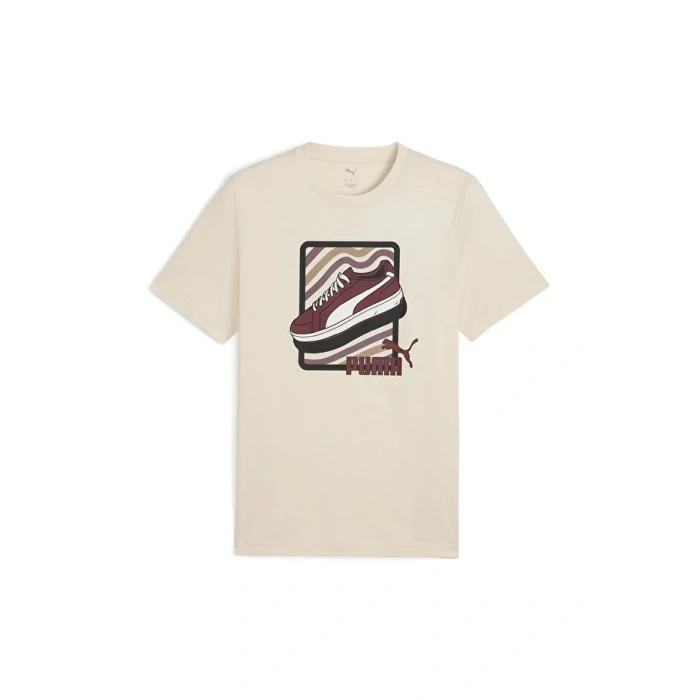 Puma Graphic Tee 688033-87 T-Shirt Bej