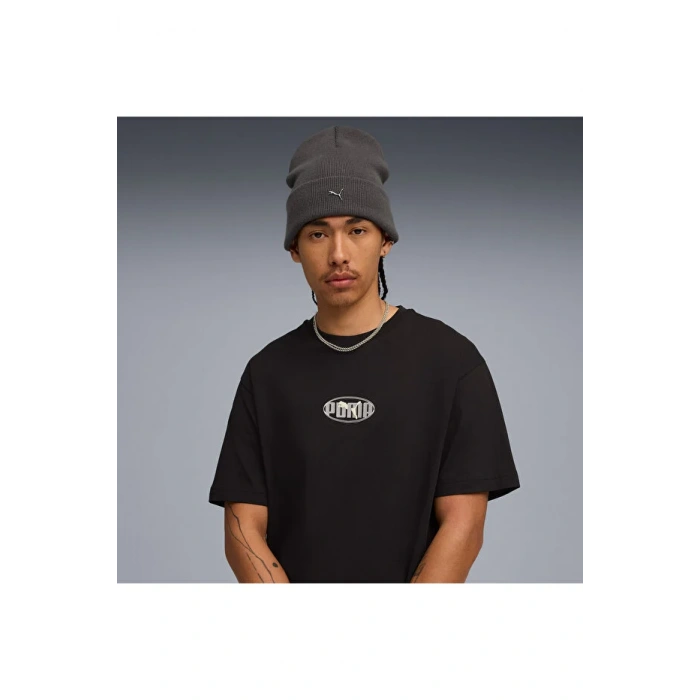 Puma Metal Cap High Crown Beanie 026404-03 Gri