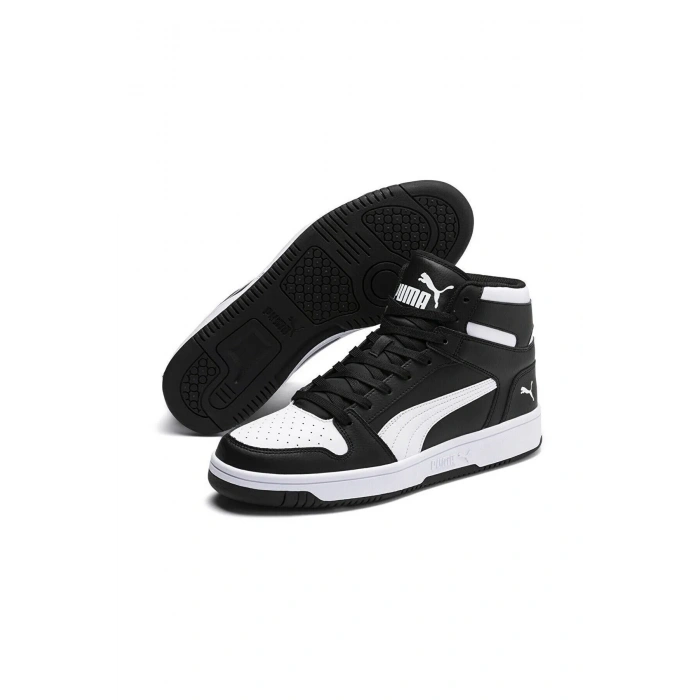 Puma Rebound LayUp 369573-01 Siyah-Beyaz