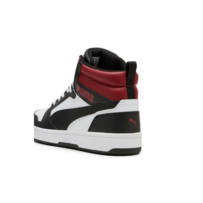 Puma Rebound v6 392326-24 Siyah Beyaz Kırmızı