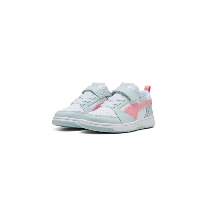 Puma Rebound V6 Lo Space Belle Beyaz-Mavi 402786-01 (28-35)
