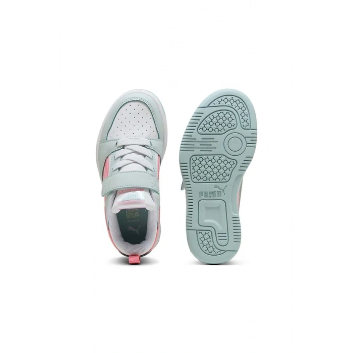 Puma Rebound V6 Lo Space Belle Beyaz-Mavi 402786-01 (28-35)