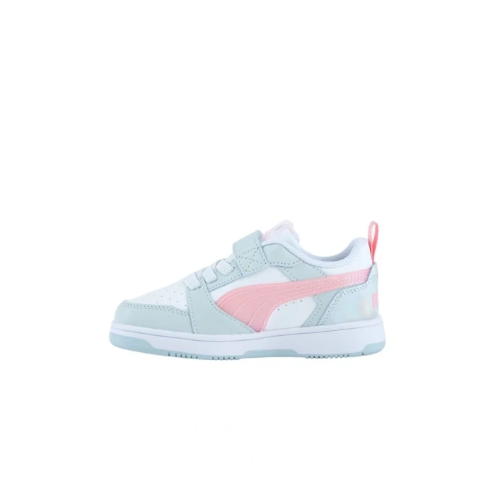 Puma Rebound V6 Lo Space Belle Beyaz-Mavi 402786-01 (28-35)