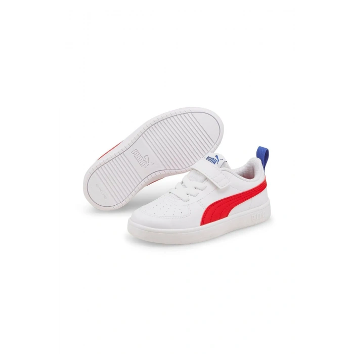 Puma Rickie JR 385836-05 Beyaz-Krmz (28-35)