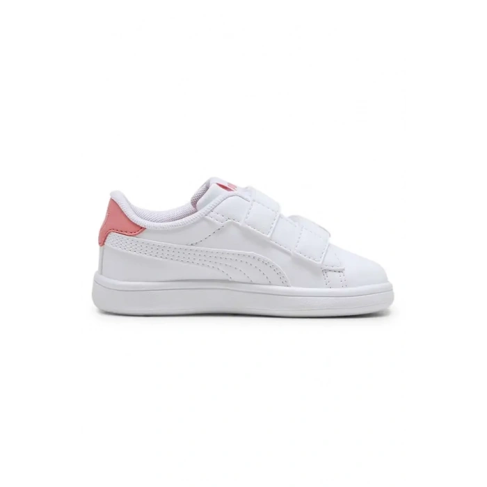 Puma Smash 3.0 Badges V Inf Beyaz-Pembe 397287-01