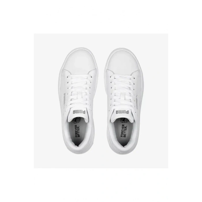 Puma Smash Platform 390758-01 Beyaz/Beyaz