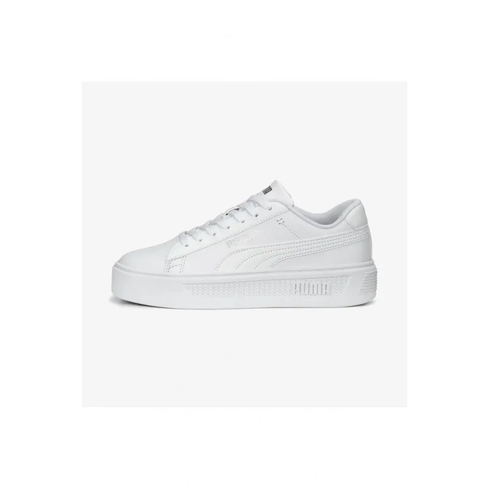 Puma Smash Platform 390758-01 Beyaz/Beyaz