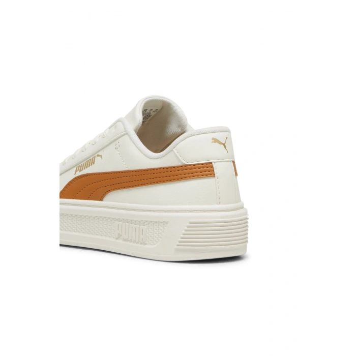Puma Smash Platform 390758-12 Beyaz/Caramel