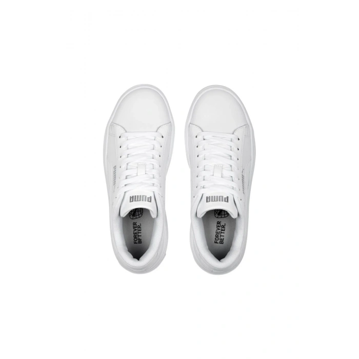 Puma Smash Platform 390758-01 Beyaz/Beyaz