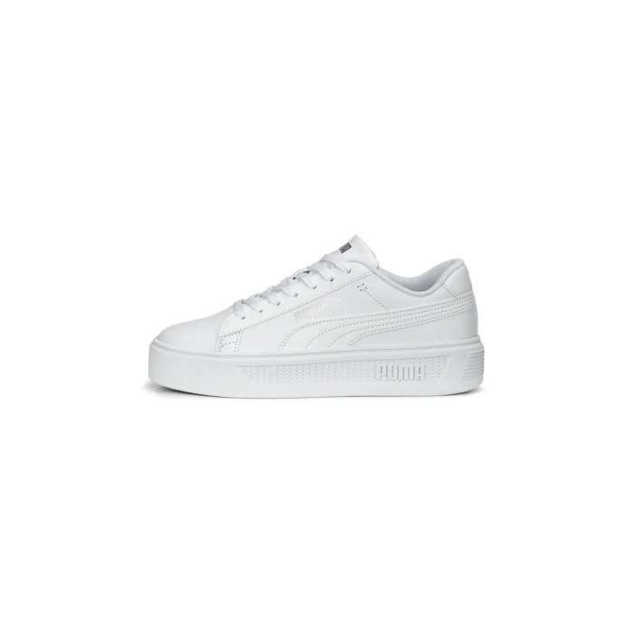 Puma Smash Platform 390758-01 Beyaz/Beyaz