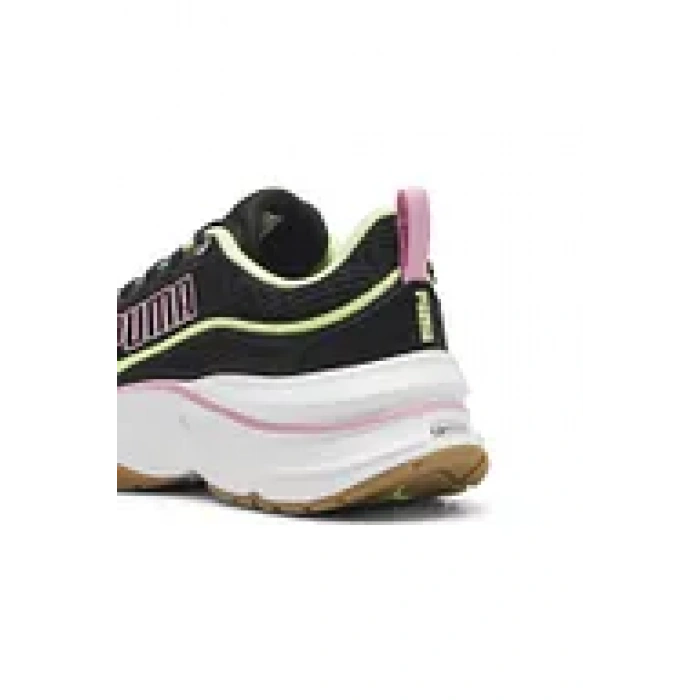 Puma Softride Divine 310163-07 Siyah-Yeşil-Pembe