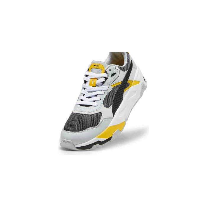 Puma Trinity 389289-11 Gri-Sarı-Siyah