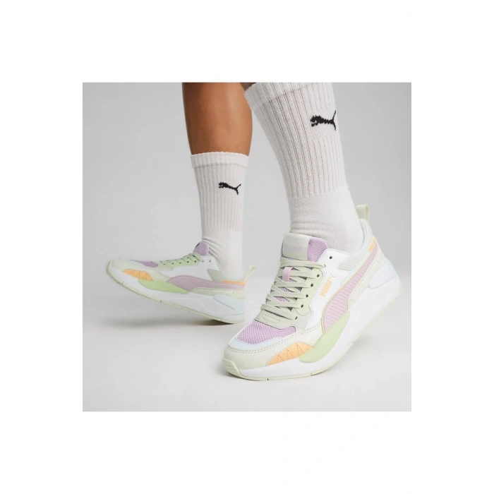 Puma X-Ray 2 Square Beyaz-Gri-Truncu-Lila