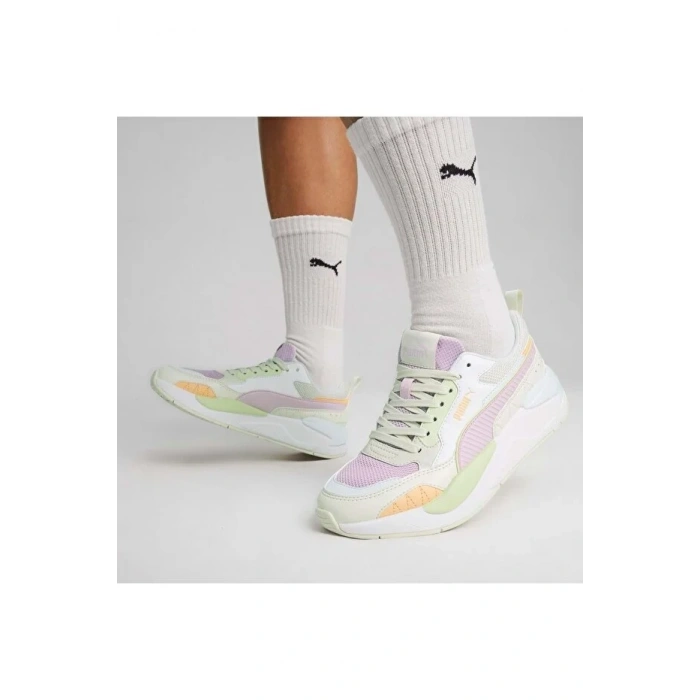 Puma X-Ray 2 Square Beyaz-Gri-Truncu-Lila