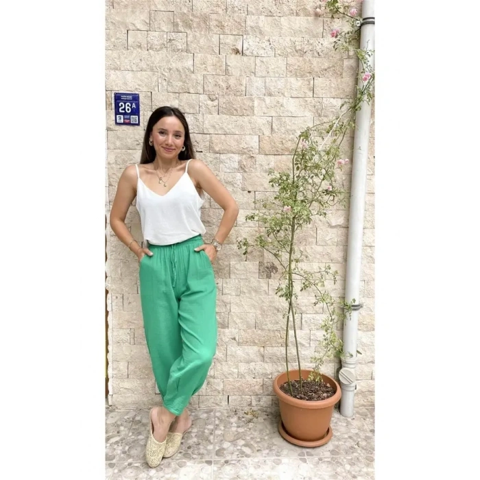 QUZU 20Y22303 ASKILI BLUZ BEYAZ