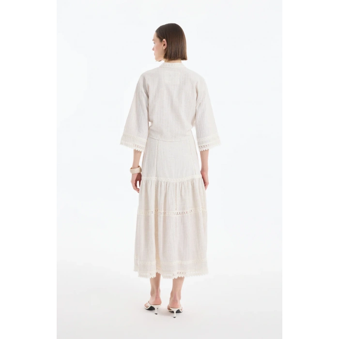 Quzu 25YCLT00357 Ceket Bej