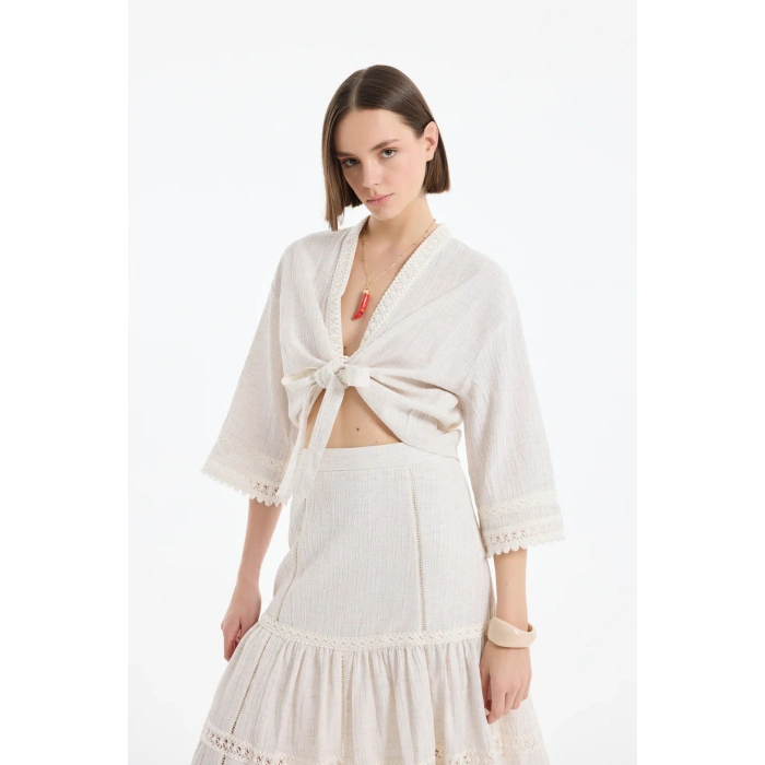 Quzu 25YCLT00357 Ceket Bej