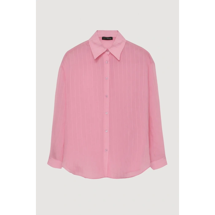 Quzu 25YGML00188 Gömlek Pembe