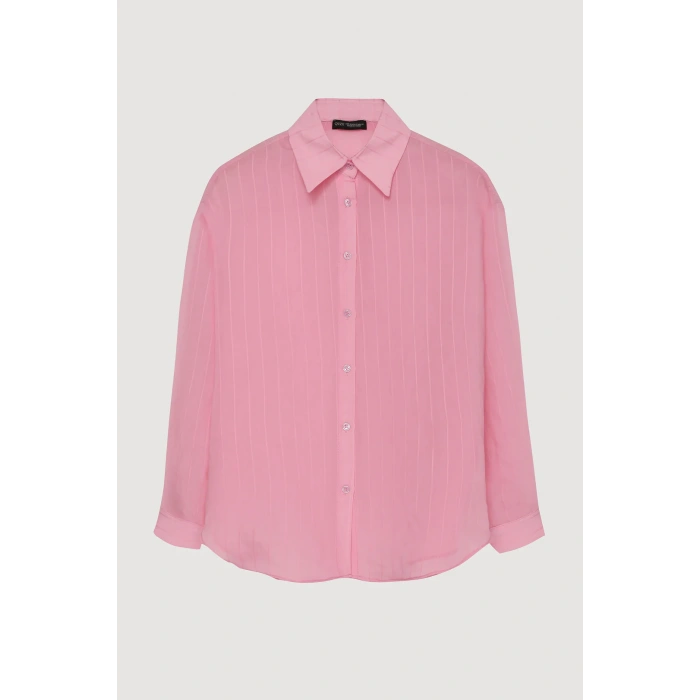 Quzu 25YGML00688 Gömlek Pembe