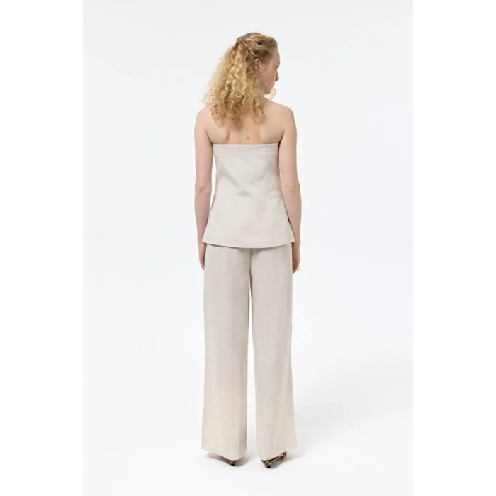 QUZU 25YPNT00298 BEJ PANTOLON