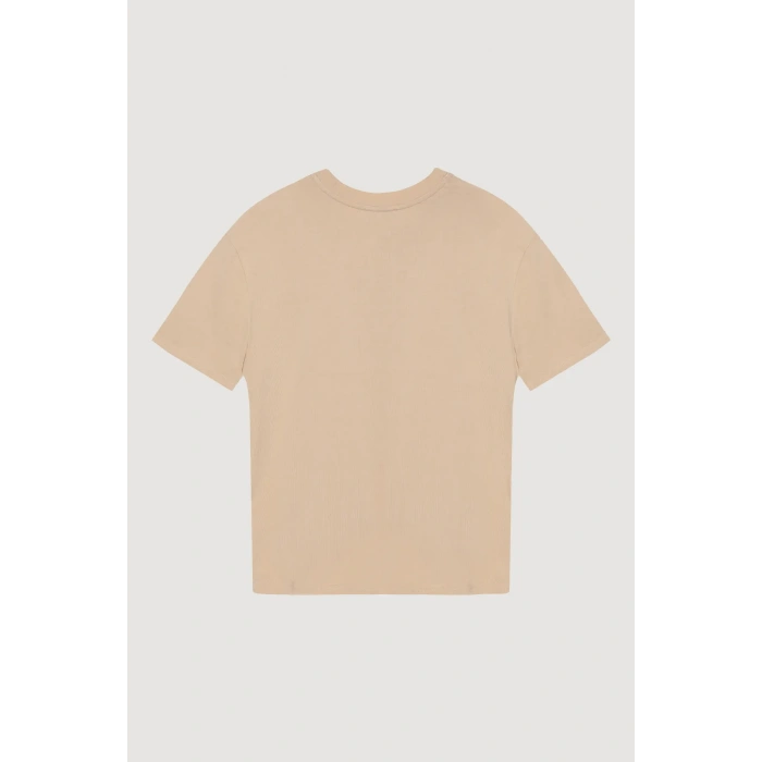 Quzu 25YTSH00186 T-Shirt Bej