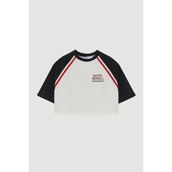 Quzu 25YTSH00199 T-Shirt Ekru