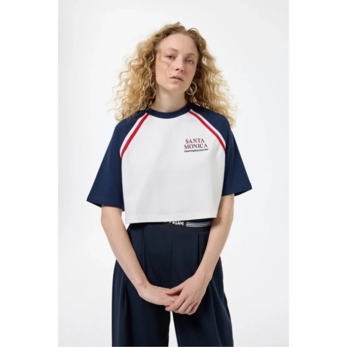 Quzu 25YTSH00199 T-Shirt Ekru