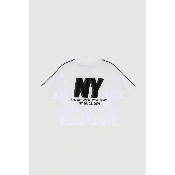 Quzu 25YTSH00508 T-Shirt Beyaz