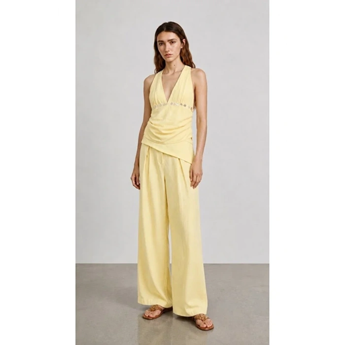 QUZU 26YBLZ02229 BLUZ SARI