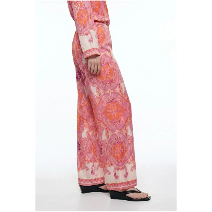 QUZU 26YPNT02252 PANTOLON PEMBE