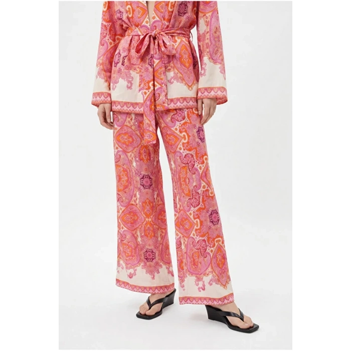 QUZU 26YPNT02252 PANTOLON PEMBE