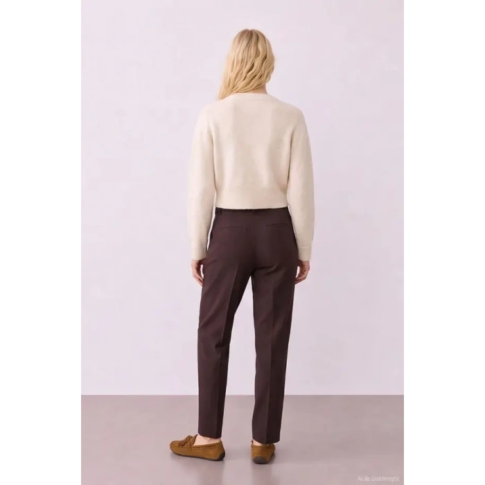 QUZU 27KTRK02821 TRİKO HIRKA KREM