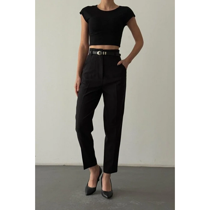 QUZU26YPNT01612 PANTOLON SİYAH