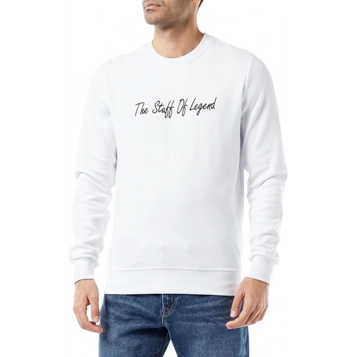 Slazenger Bar ST22WE103-000 Beyaz Sweatshirt