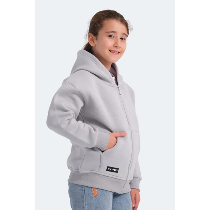 Slazenger Lekan ST24WC007-280 Eşofman Üst Taş Gri