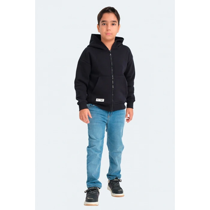 Slazenger Lekan ST24WC007-400 Lacivert Eşofman Üst Taş