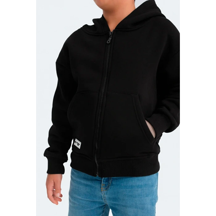 Slazenger Lekan ST24WC007-500 Eşofman Üst Siyah