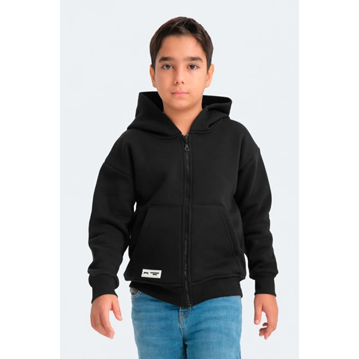 Slazenger Lekan ST24WC007-500 Eşofman Üst Siyah