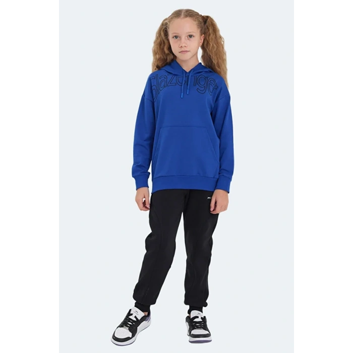 Slazenger LETTO ST24WC004-480 Sweat Mavi
