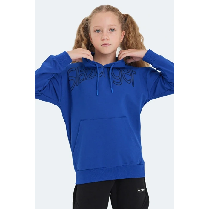 Slazenger LETTO ST24WC004-480 Sweat Mavi