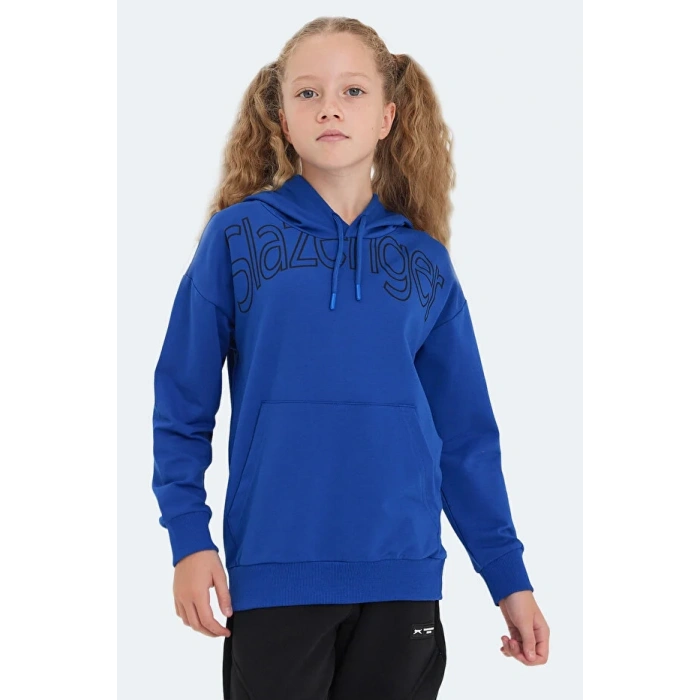 Slazenger LETTO ST24WC004-480 Sweat Mavi