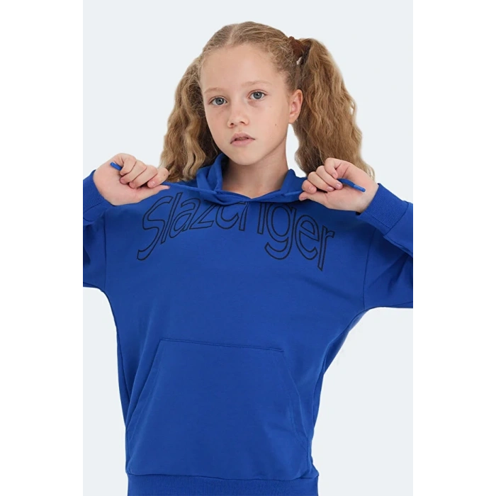 Slazenger LETTO ST24WC004-480 Sweat Mavi